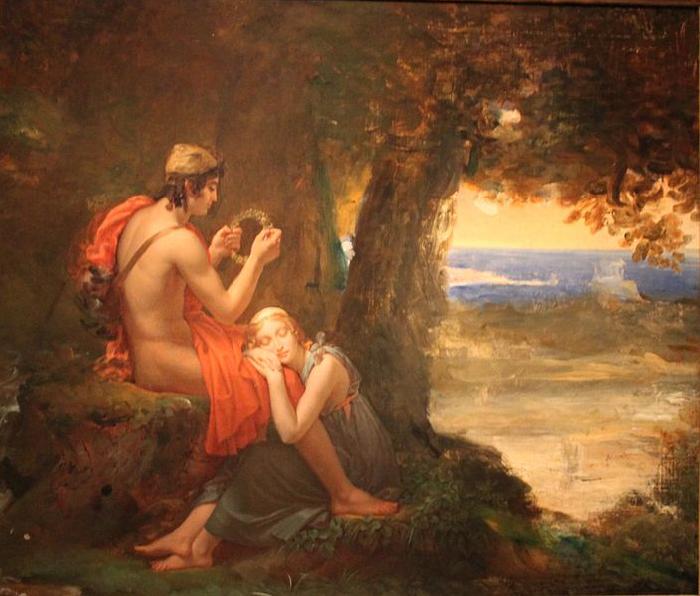 Francois Gerard Daphnis and Chloe France oil painting art